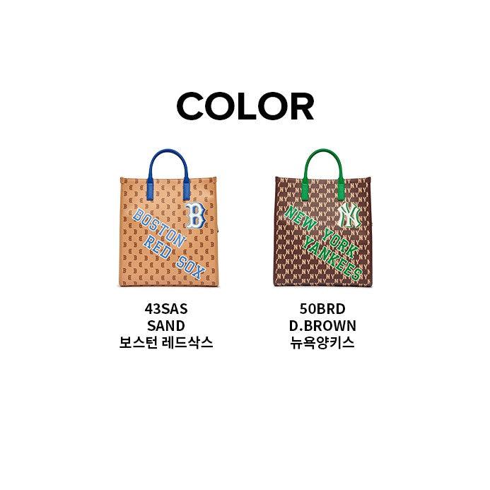 MLB Monotive Coated Canvas Vertical Tote Bag - Kgift.shop