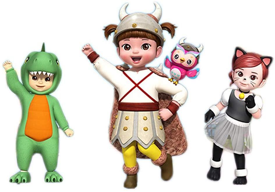 Kongsuni Dress up Sticker Pretend Play Set Coordination Costume