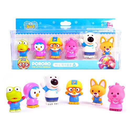 PORORO 角色儿童沐浴玩具 6 件