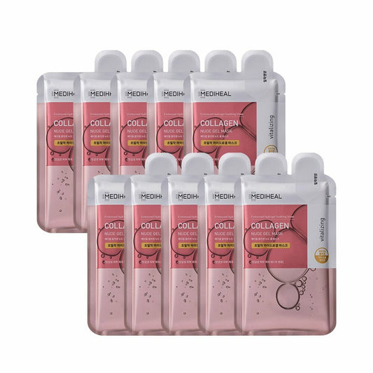 MEDIHEAL Collagen Nude Gel Mask Sheet 10P - Kgift.shop