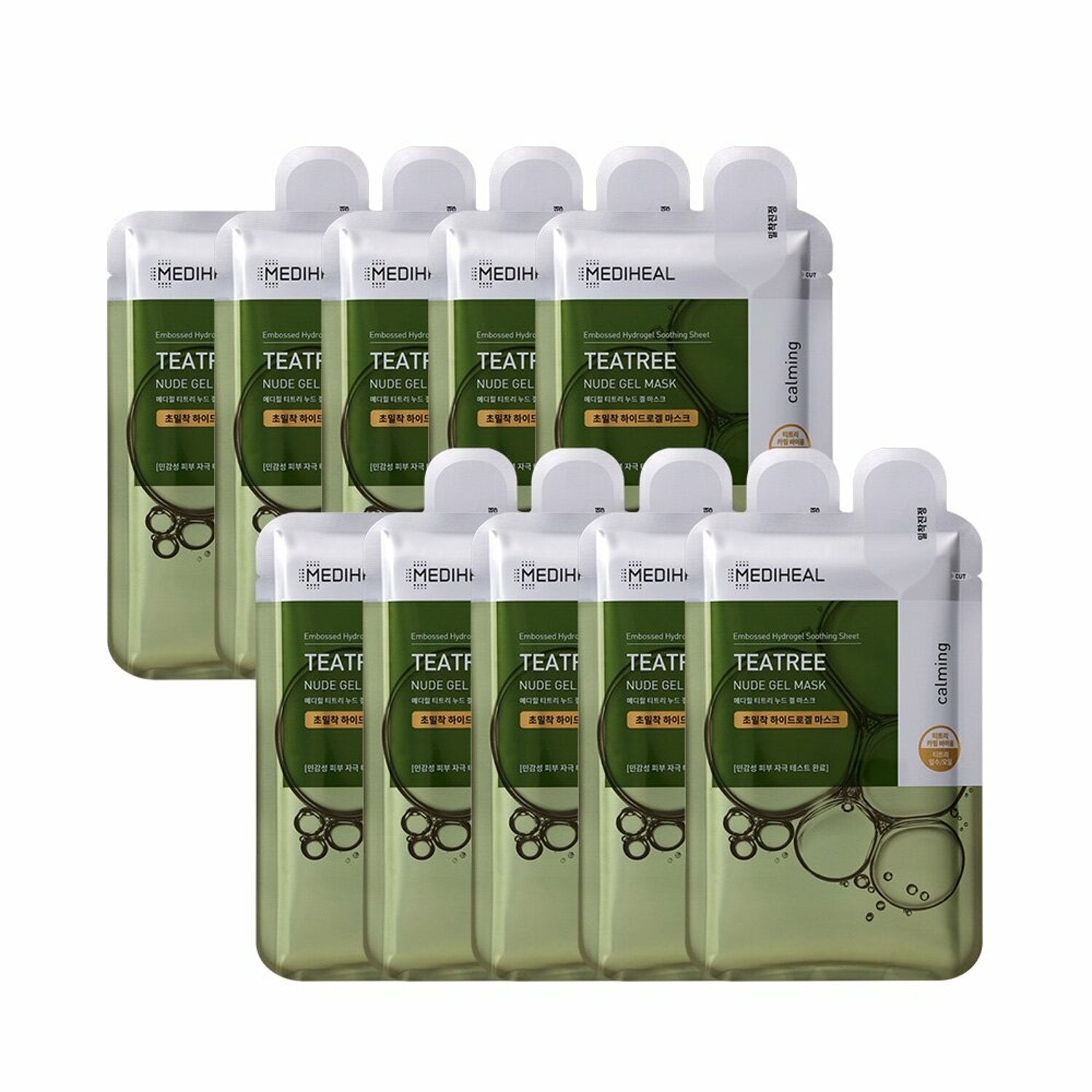 MEDIHEAL Tea Tree Nude Gel Mask Sheet 10p | Kgifts.shop