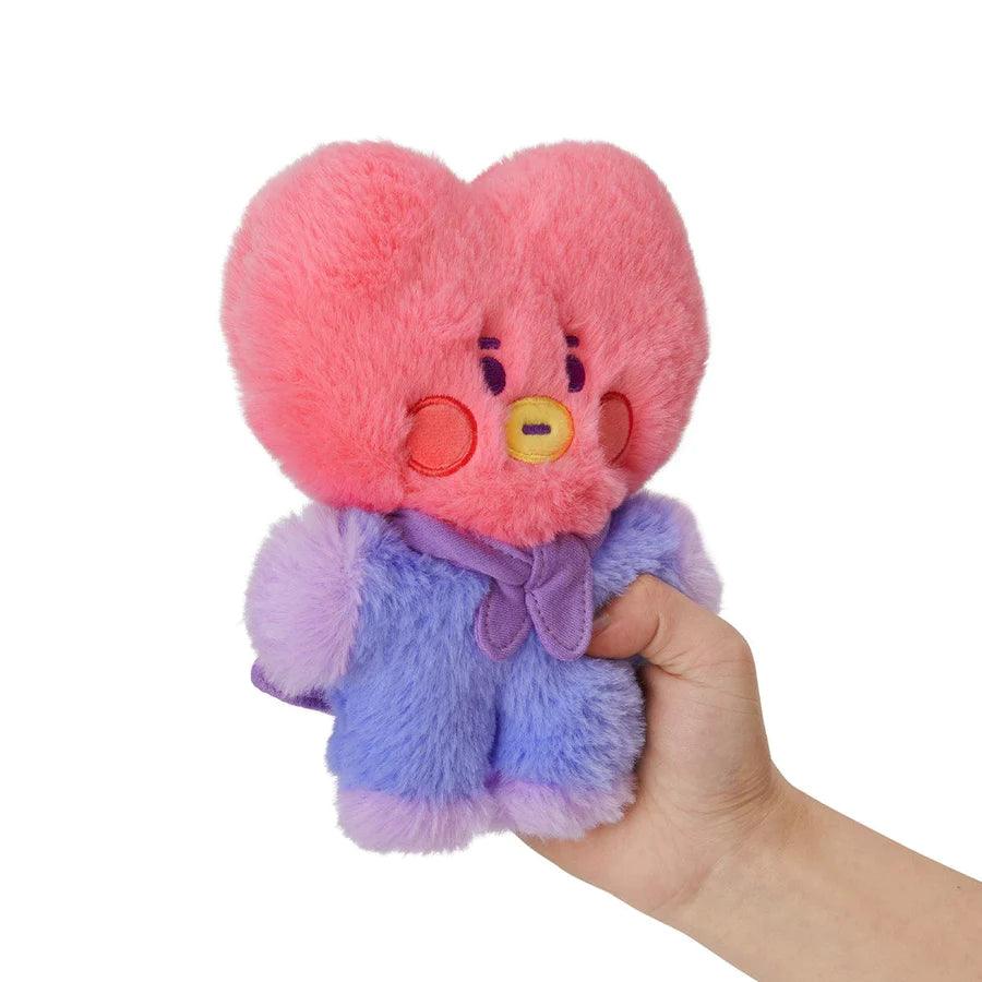 Line Friends BT21 Baby Flat Fur Purple Heart Edition Standing Doll - Kgift.shop