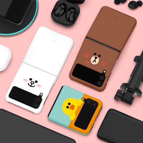 LineFriends Face Galaxy Z Flip 3 Slim Case