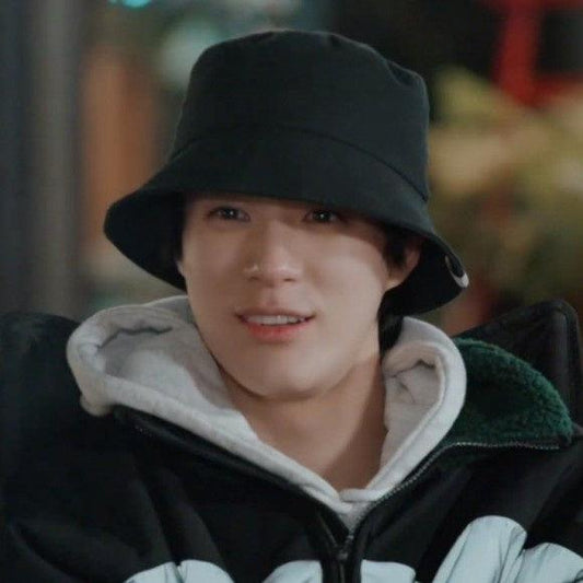 Varzar Herringbone Label Bucket Hat Jeno, WonwooPick! - Kgift.shop