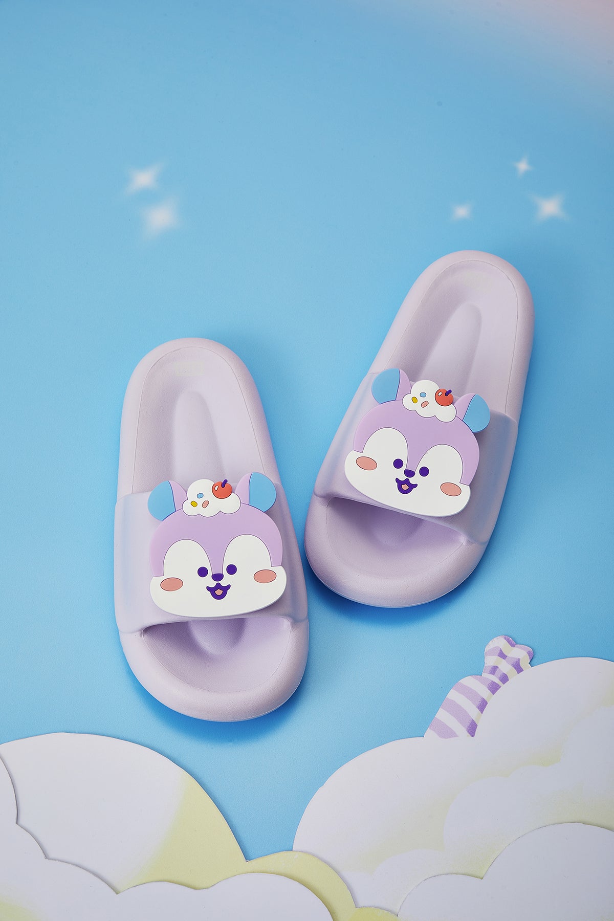 BT21 On The Cloud MANG Slippers
