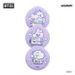 BT21 Purple Waterdrop Cushion Puff 3-piece set