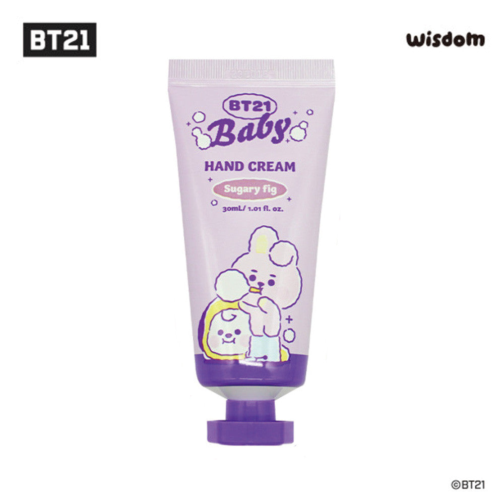 BT21 Purple Moisture Hand Cream Sweet and gentle floral scent