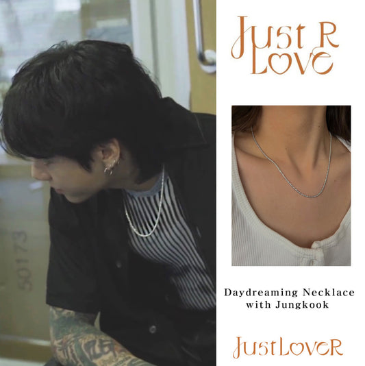 [Jungkook wearing IU] Daydreaming Necklace