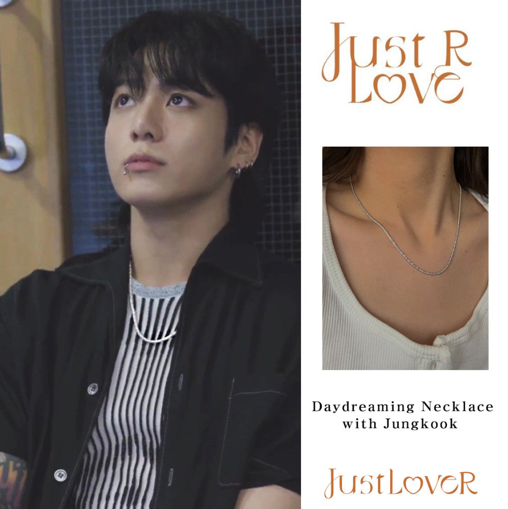 [Jungkook wearing IU] Daydreaming Necklace