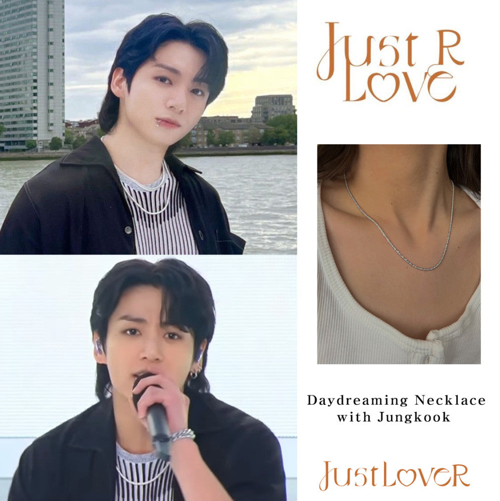 [Jungkook wearing IU] Daydreaming Necklace