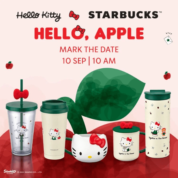 Hello Kitty X Starbucks Collection