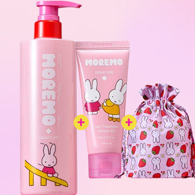 Moremo Miracle 2X Treatment 475ml+60ml+Miffy Pouch