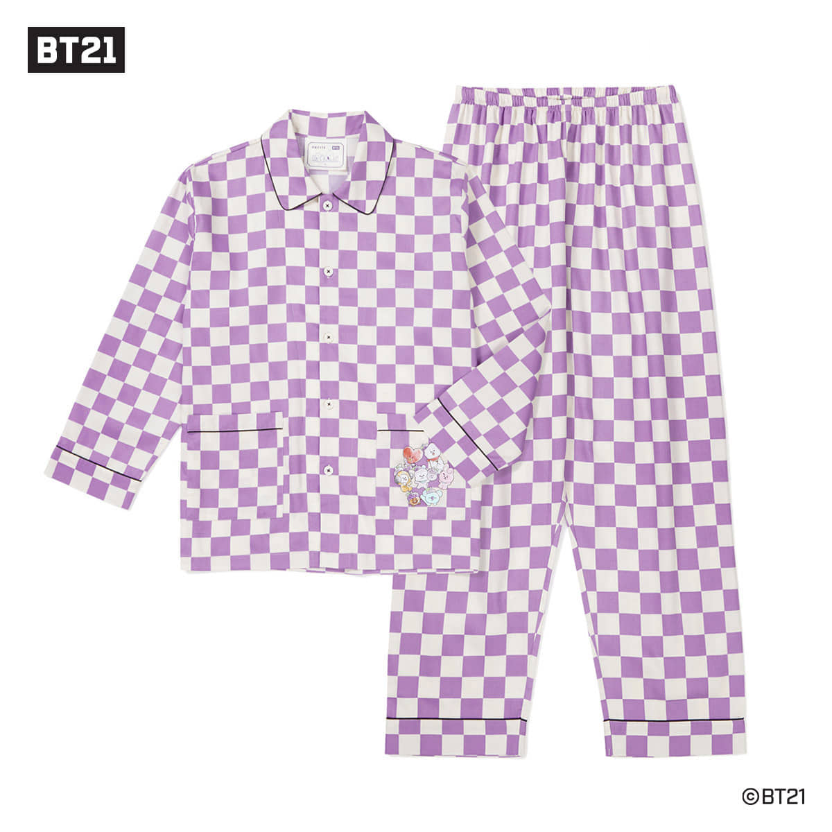 BT21 special edition Pajama long sleeve For men