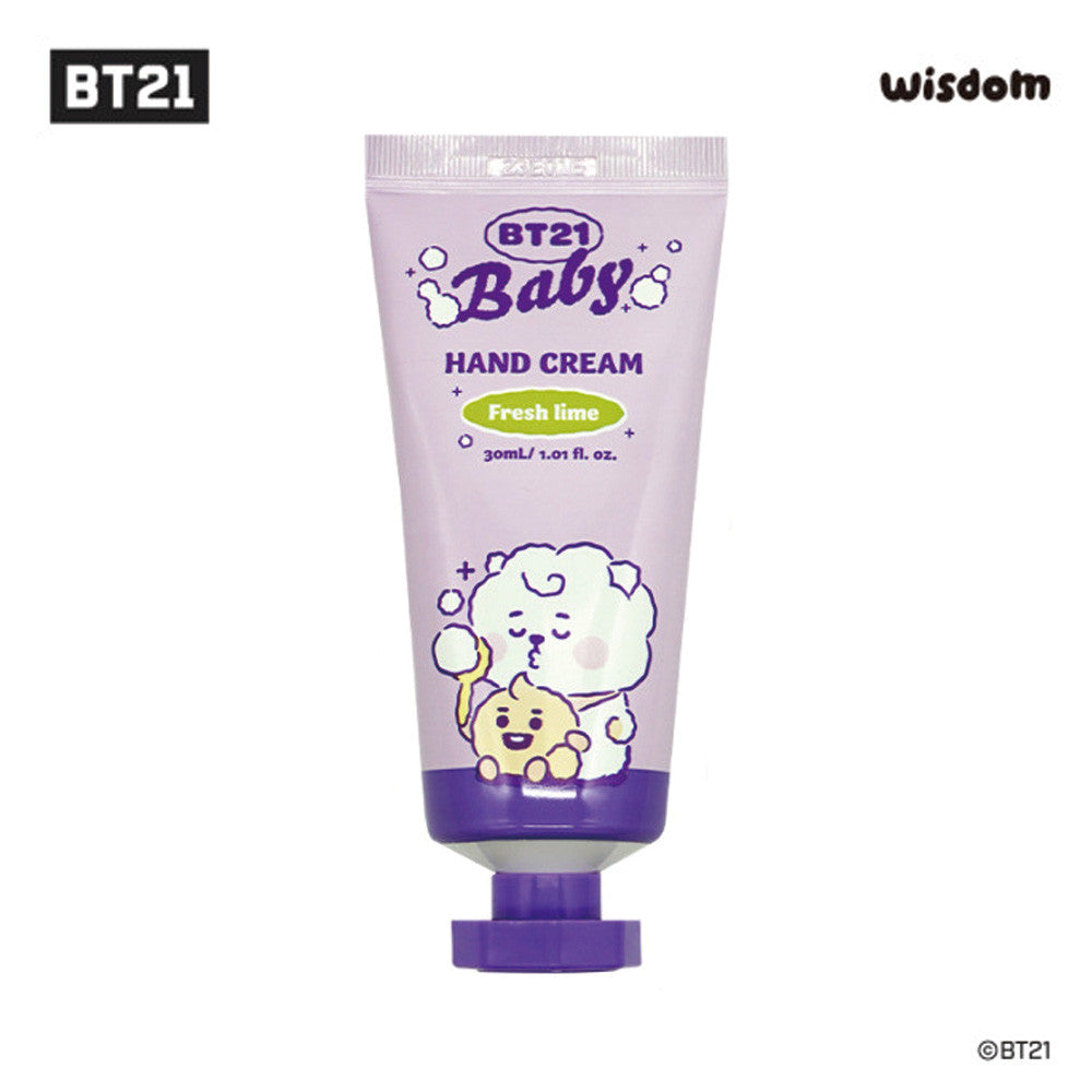 BT21 Purple Moisture Hand Cream Sweet and gentle floral scent