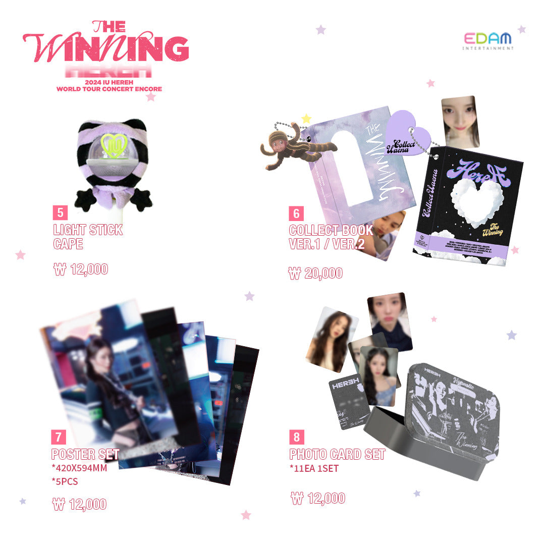 IU The Winning 2024 IU Hereh World Tour Concert Encore Merch | Kgifts.shop