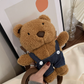 Teddy bear bag doll cross bag