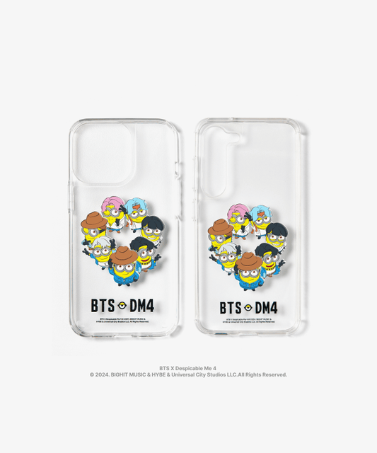 BTS X Despicable Me 4 - Clear Phone Case