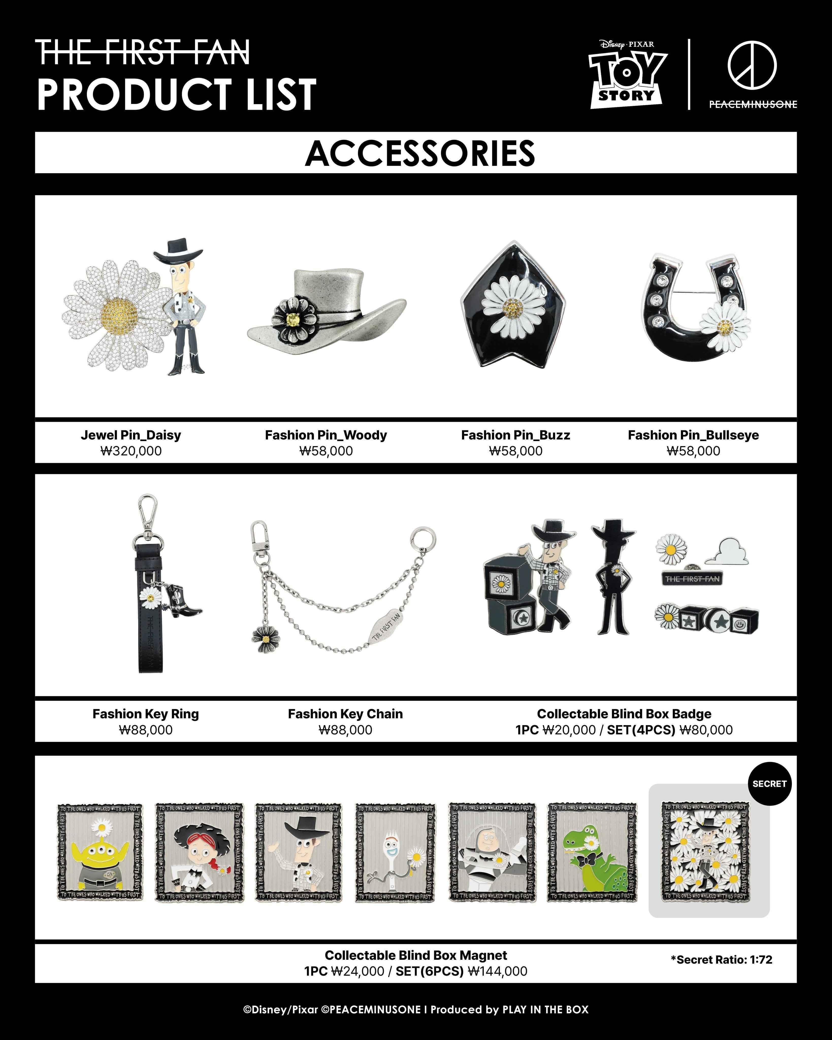 Toy Story x Peaceminusone The First Fan Seongsu Pop Up Product