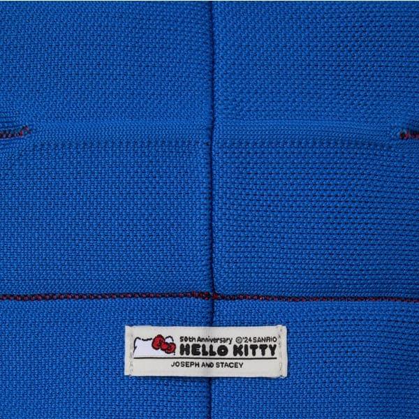 LUCKY PLEATS KNIT BACKPACK X-SMALL 50TH ANNIVERSARY HELLO KITTY CLASSIC BLUE