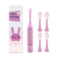 Children's Electric Toothbrush Main Unit + Refill Head 4p Set