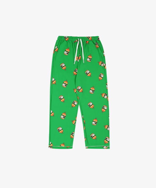 Wootteo x RJ Pajama Pants (green)