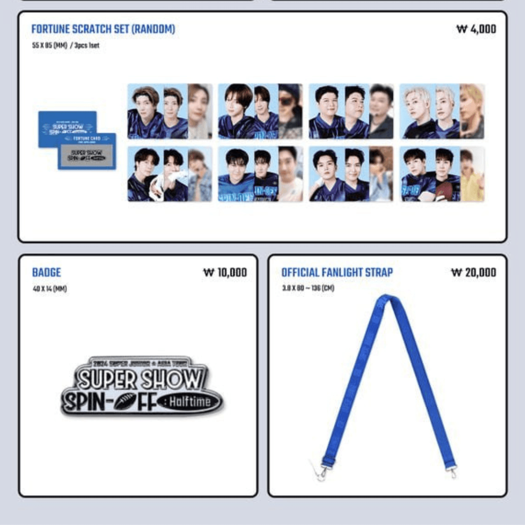Super Junior - Super Show Spin-Off: Halftime MD | Kgifts.shop Super Junior - Super Show Spin-Off: Halftime MD | Kgifts.shop