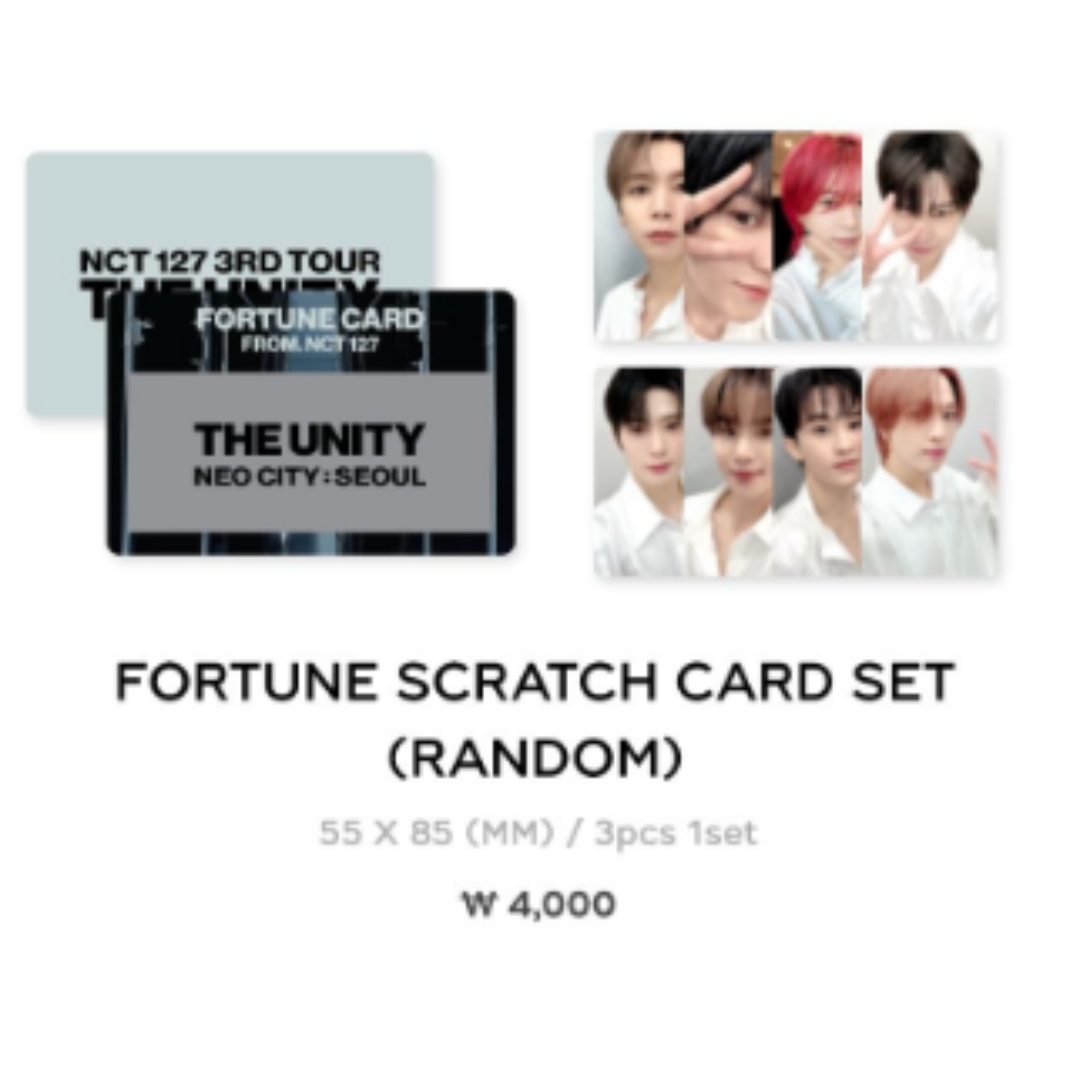 NCT 127 3RD TOUR 'NEO CITY : SEOUL - THE UNITY' OFFICIAL MD