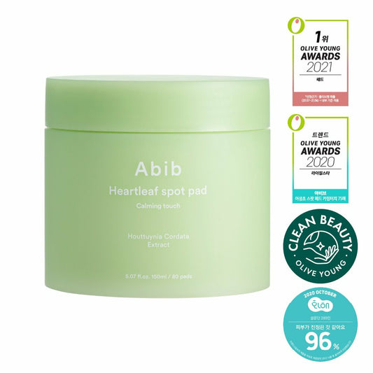 Abib Heartleaf Spot Pad Calming Touch 80 Pads (+80 pad)
