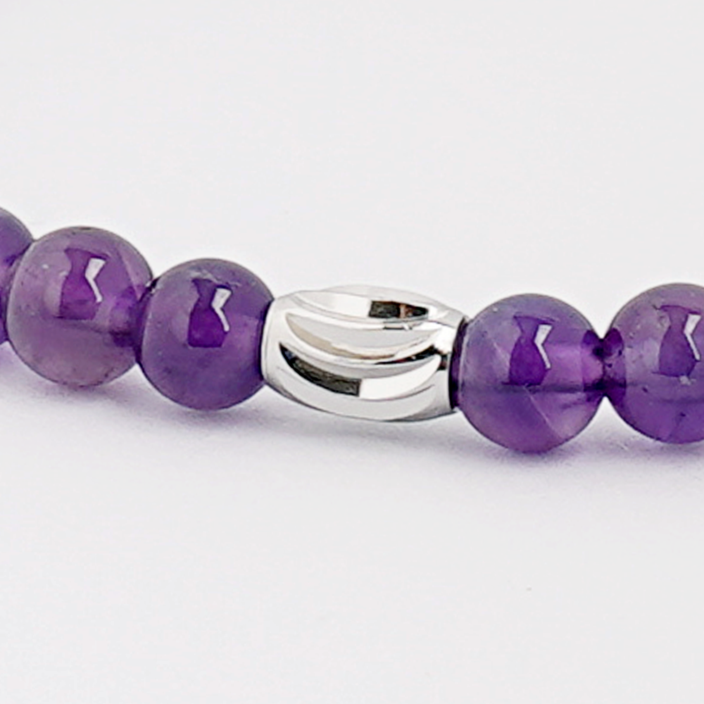 Delixir 细紫水晶天然石手链