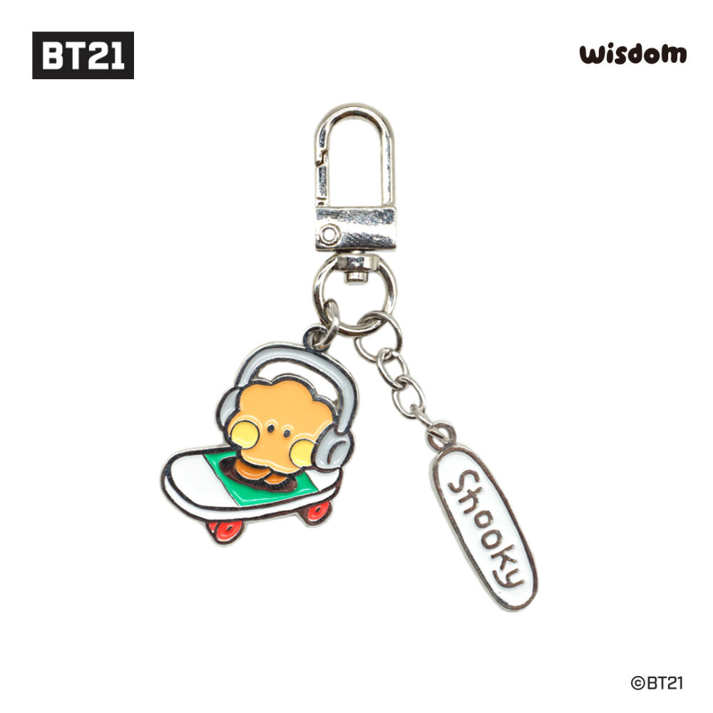 BT21 minini a day of metal keyring