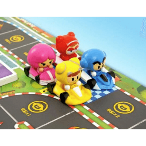 Korea Board Games Kart Rider Racing Game, Mixed Colors, 1pc