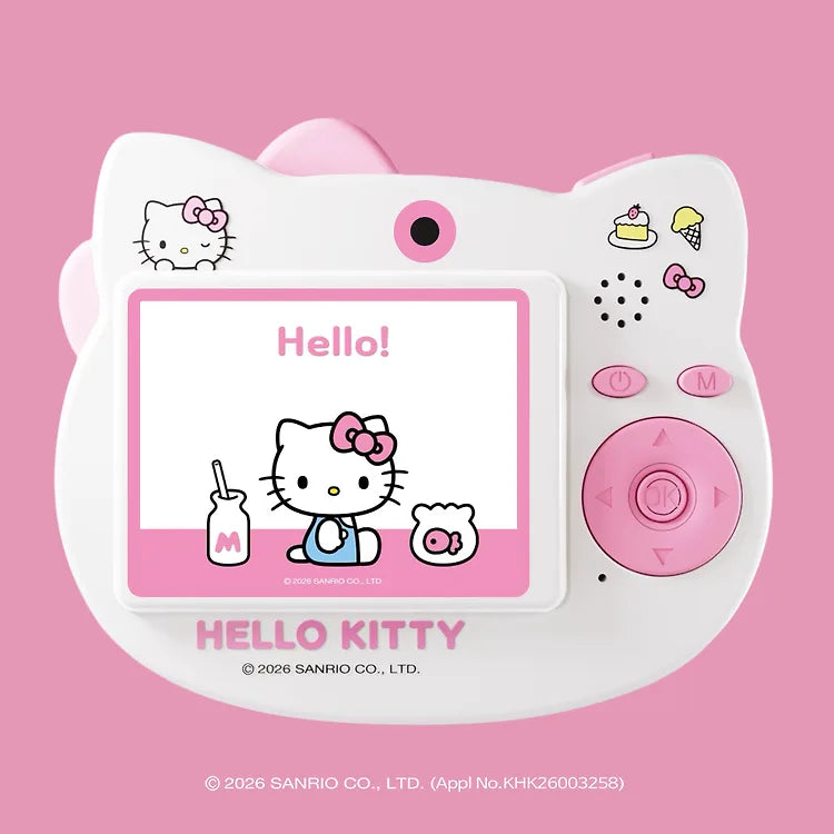 BOOIE x Sanrio Hello Kitty Digital Camera – Classic Red / Pink Wink