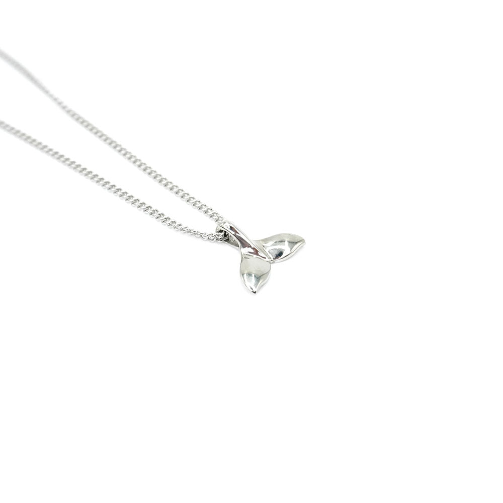 Jhope Pick Silver Dolphin Tail Pendant Men Women Necklace