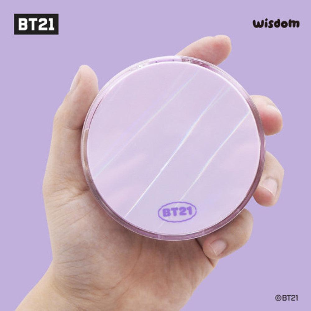 BT21 Purple Aurora Close Cover UV Protection All Skin Types Skin Fit Cover Cushion 2 Types Sticker