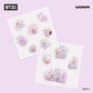 BT21 Purple Aurora Close Cover UV Protection All Skin Types Skin Fit Cover Cushion 2 Types Sticker