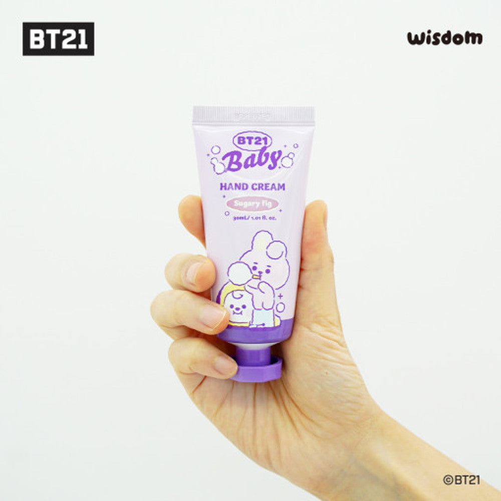 BT21 Purple Moisture Hand Cream Sweet and gentle floral scent