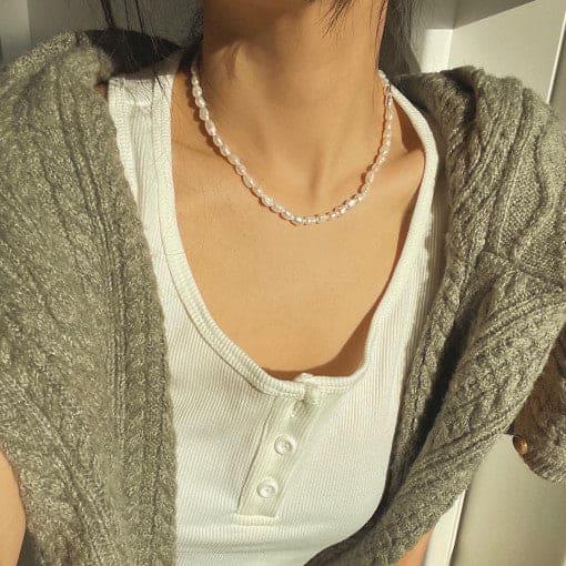 V pick] Sienna Pearl Necklace | Kgifts.shop