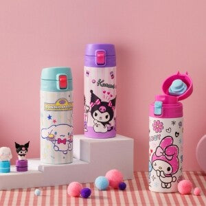 School Fit Sanrio Characters One Touch Tumbler 400ml