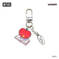 BT21 minini a day of metal keyring