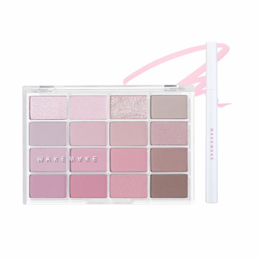 WAKEMAKE Pink Collection Soft Blurring Eye Palette [NEW]
