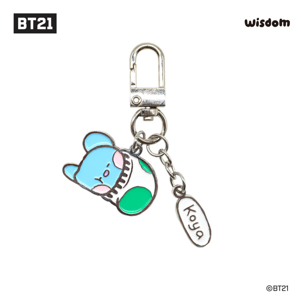 BT21 minini a day of metal keyring