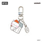 BT21 minini a day of metal keyring