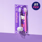 Euthymol Whitening Purple Toothbrush Double Plan (Hello Kitty Toothbrush Holder)