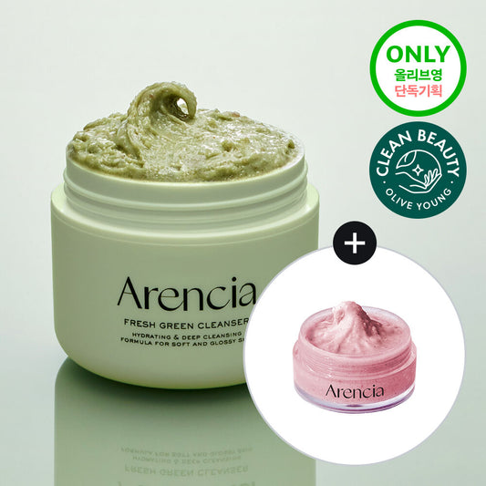 Arencia Fresh Green Cleanser 120g Plan (+ Rosehip Cleanser 15g)