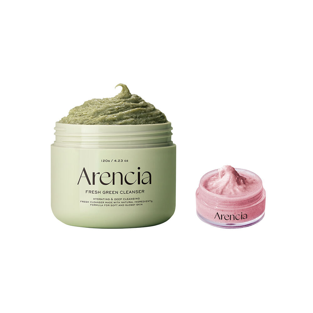 Arencia Fresh Green Cleanser 120g Plan (+ Rosehip Cleanser 15g)