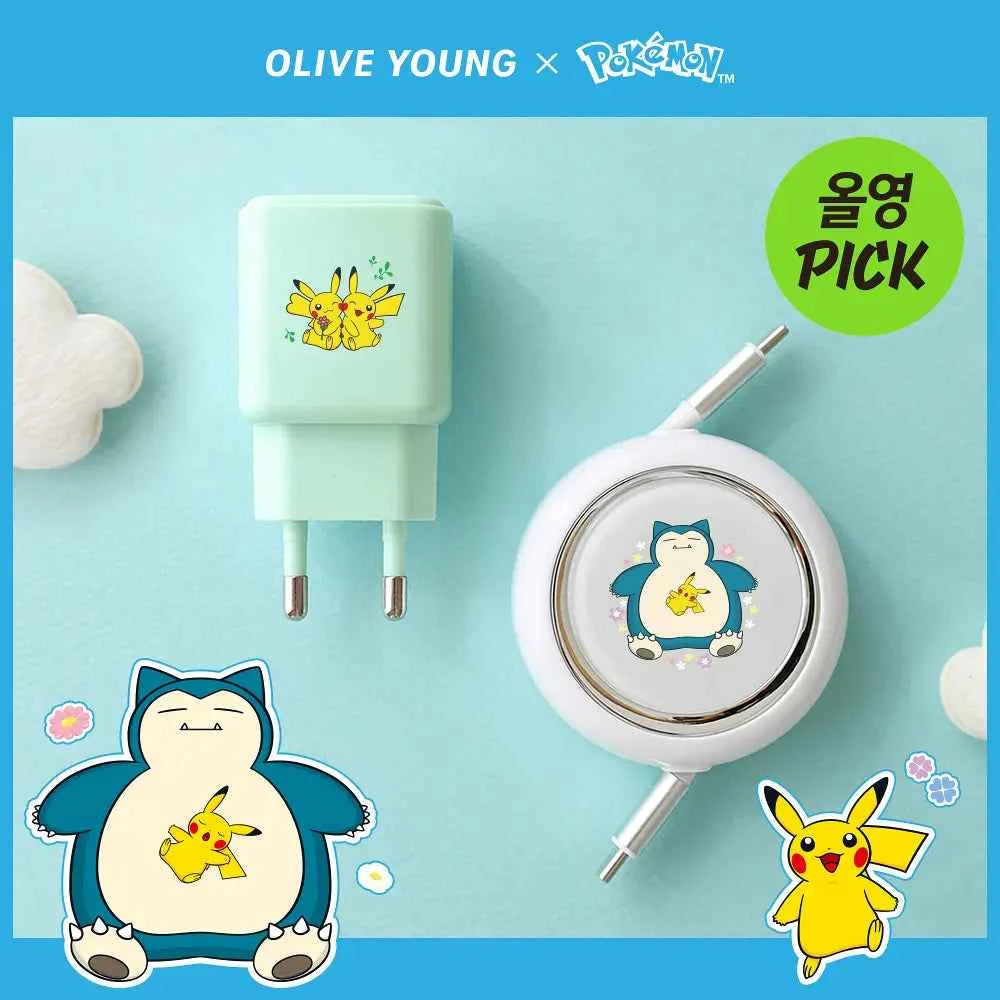 [May Olive Young Pick/Pokemon Edition] Arlo 2-Port Fast Charger (2 options)