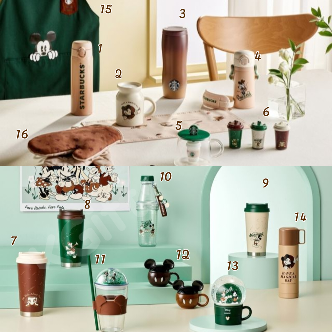 Starbucks x Disney Mickey Mouse Collaboration 2023 Autumn MD 1 Promotion