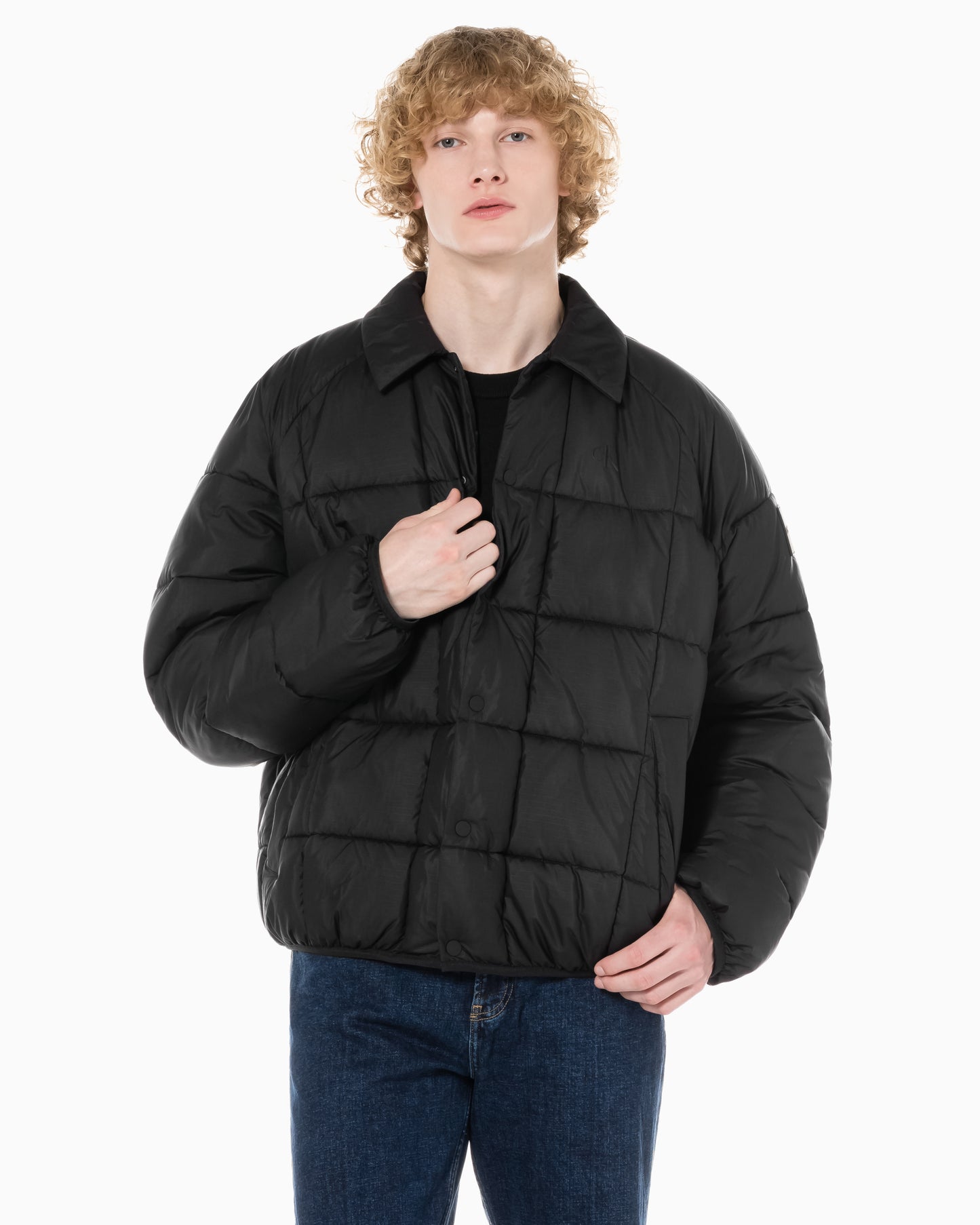 [Jungkook pick] 男士 Premium Line Essential 衬垫外套衬衫