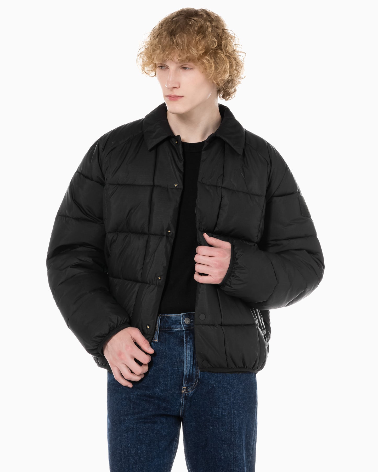 [Jungkook pick] 男士 Premium Line Essential 衬垫外套衬衫