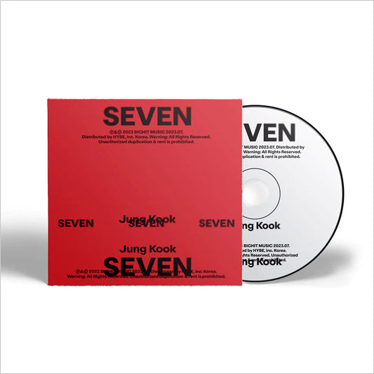 Seven (feat. Latto) Single CD (Pre order)